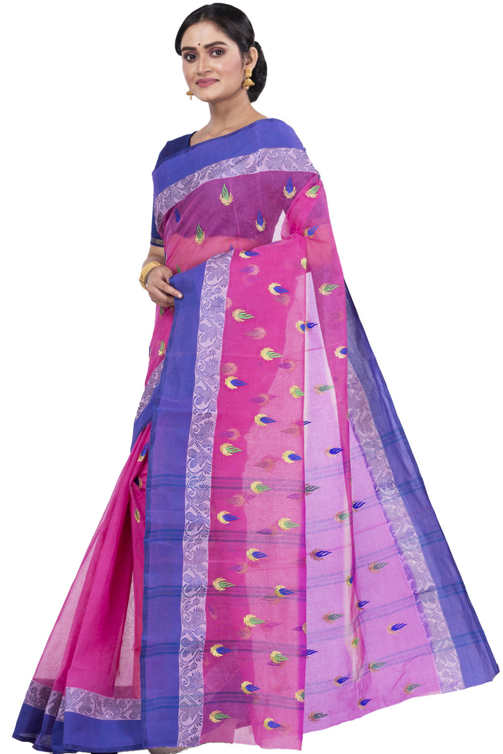 Pink Pure Cotton Dip_Embro Tant Embroidery (660)